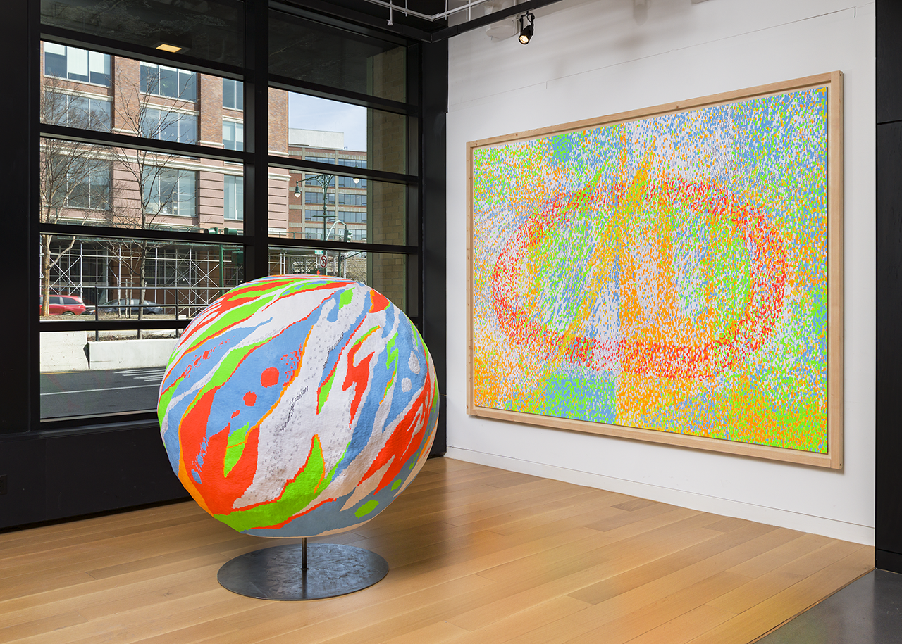 Arial Photo of people in a cafe with laptops